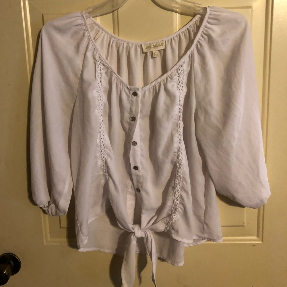 Sheer White Top